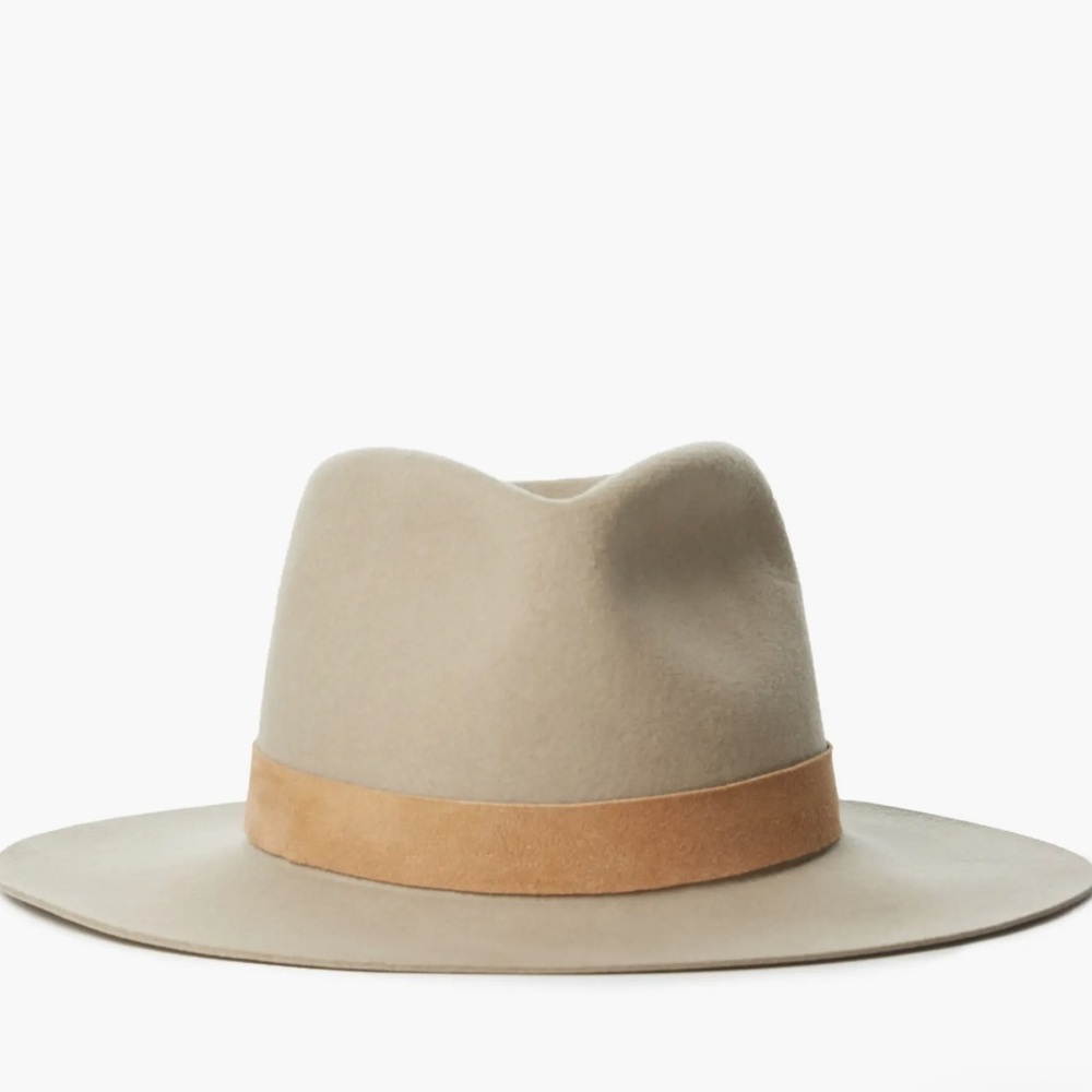 Janessa Leone Ross Wool Fedora Size S - Picture 2 of 7
